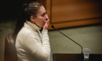 A pedagoga Monique Medeiros, mãe do menino Henry Borel, de 4 anos, depõe durante audiência