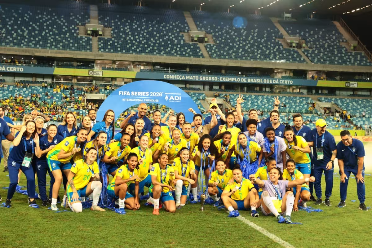 Brasil bate Canadá e é campeão do FIFA Series feminino