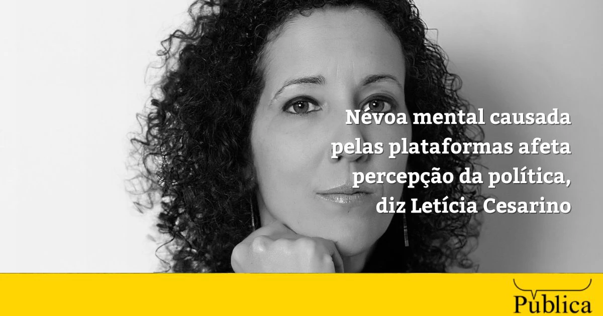 Névoa mental gerada pelas plataformas afeta percepção política