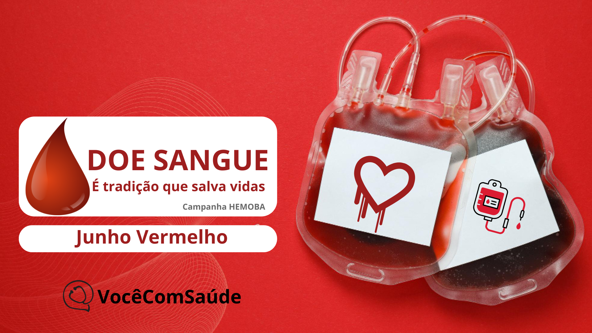 HEMOBA promove campanha para incentivar a doação de sangue no Mês do Doador