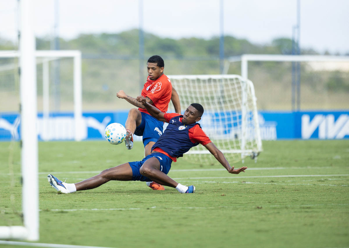 Bahia faz penúltimo treino antes de enfrentar a Chapecoense; como foi o dia