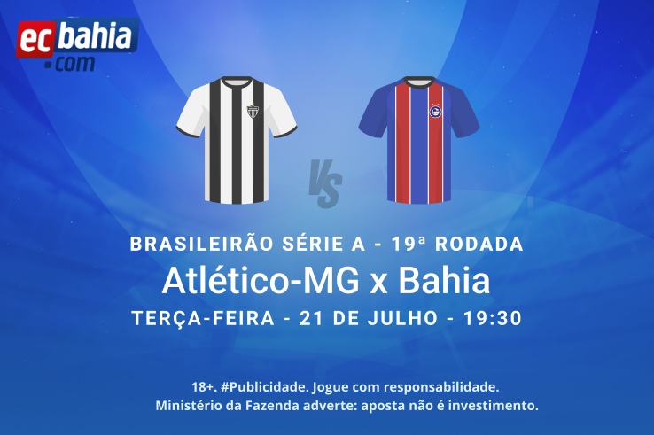 Odds Atlético-MG x Bahia: Análise prévia do jogo pelo Brasileirão Série A – 21.07.26