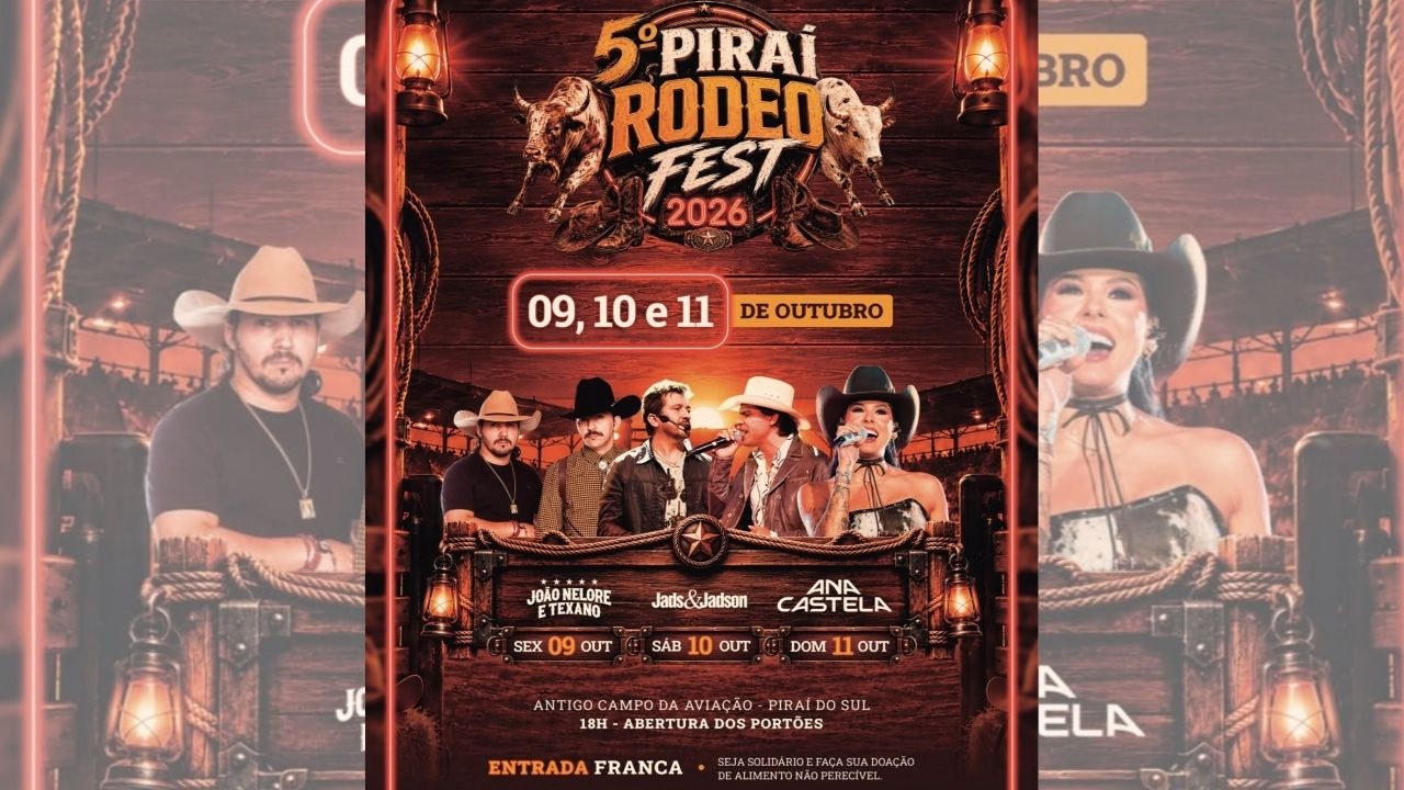 Com Ana Castela, 5º Piraí Rodeo Fest acontece de 9 a 11 de outubro; confira outras atrações — BnT Online
