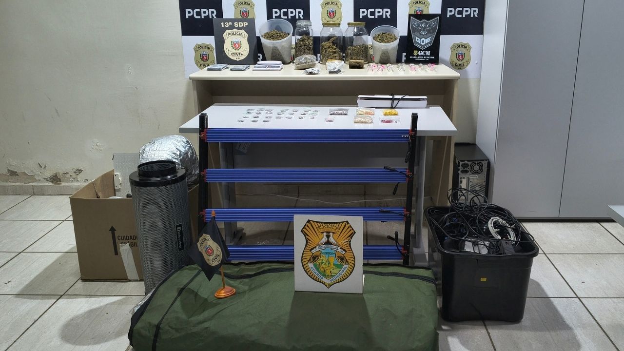 Jovem é preso em operação que desarticulou esquema de ‘Delivery’ de drogas em Ponta Grossa — BnT Online
