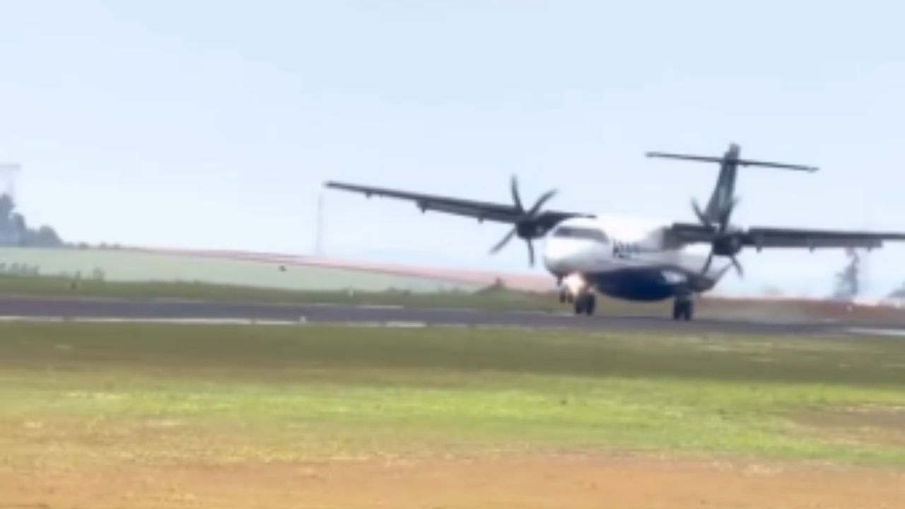 Avião toca pista, mas não consegue pousar após duas tentativas no Paraná — BnT Online