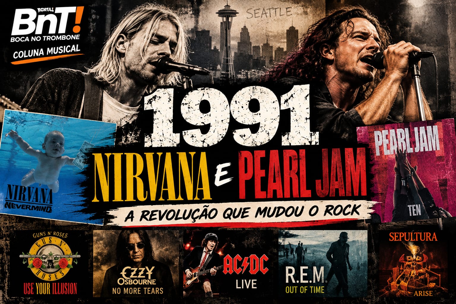 1991: Nirvana, Pearl Jam e a revolução que mudou o rock, por John Elvis — BnT Online
